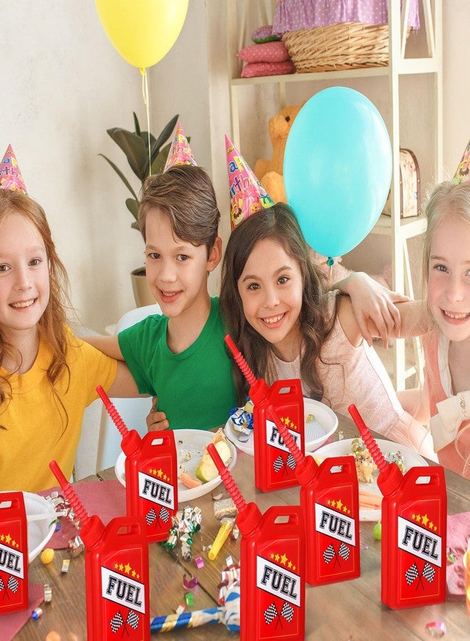 Mifoci 12 Pack Race Car Fuel Can Cups Set 11 oz Fuel Can Drinking Cups with Straw Racing Theme Birthday Party Favor for Kids Racing Car Theme Birthday Party Baby Shower Supplies - Image 5